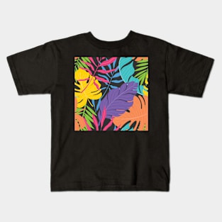 Colorful Exotic Flowers | Urban Finery Kids T-Shirt